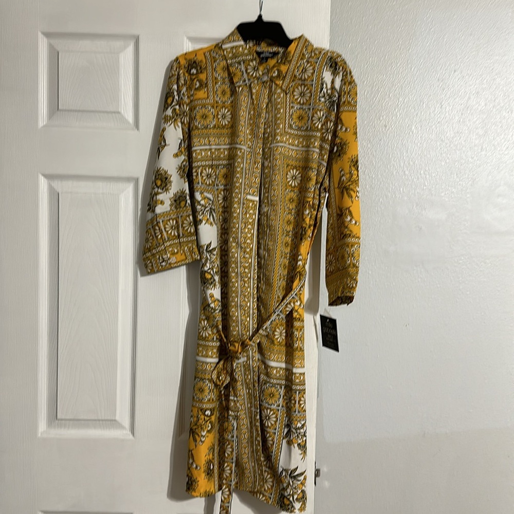 MLLE GABRIELLE
Womens Floral Button Up 3/4 Sleeve Dress - Picture 5 of 9